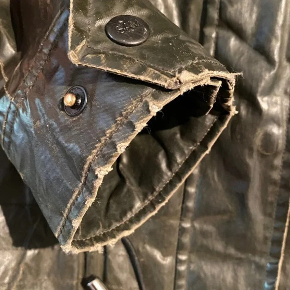 SAM. NYC Devon  Parka in Khaki Green Raccoon - Picture 10 of 16